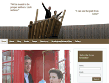 Tablet Screenshot of pigeonparkpress.com